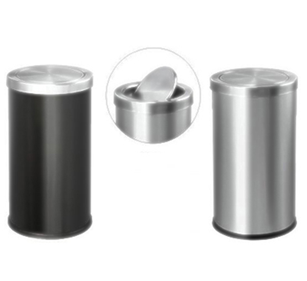 thùng rác inox tròn