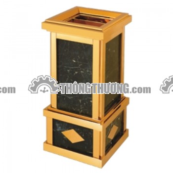 Thùng rác đá có gạt tàn