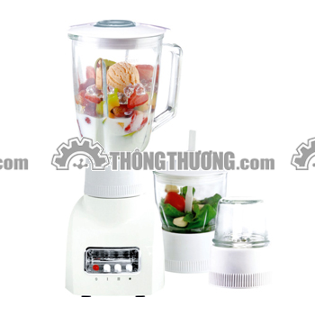 Máy xay sinh tố ba cối thủy tinh SH 558