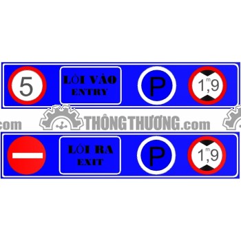 Biển chỉ dẫn lối xuống hầm ( loại biển lớn )