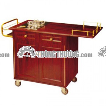 Bàn chế biến thức ăn di động có bếp