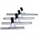 Bộ tay gạt kính inox 